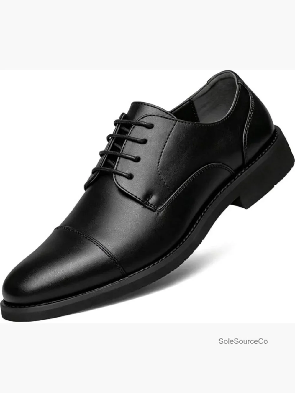 Cap-Toe Oxfords - Memory Foam Insoles, Lace-Up, Dress & Casual